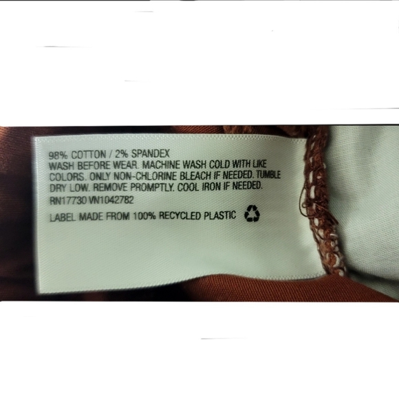 Cat & Jack Baby Boy Burnt Orange Skinny Fit Joggers size 12 months - Picture 9 of 9